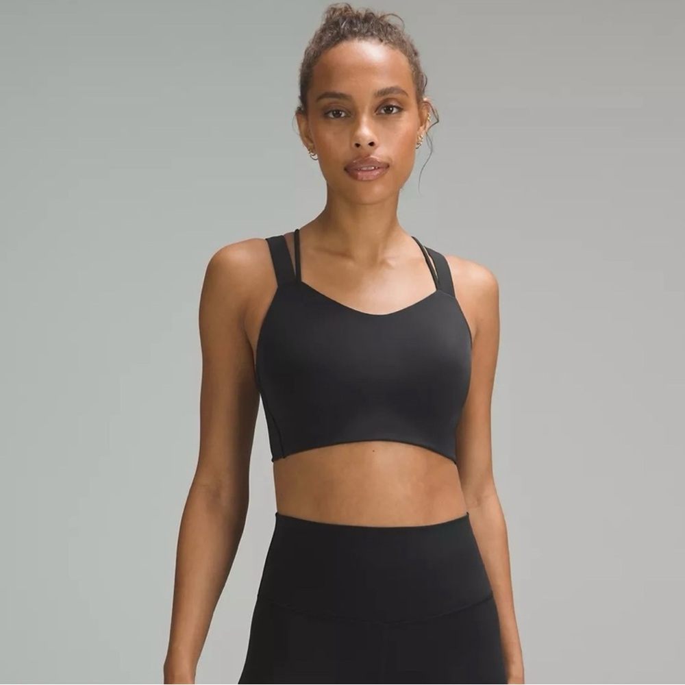 Lululemon, Like a Cloud Longline Bra, Black, Size 6 D/DD 🍂🌾🍂🍁🌾🍂🌾🍁